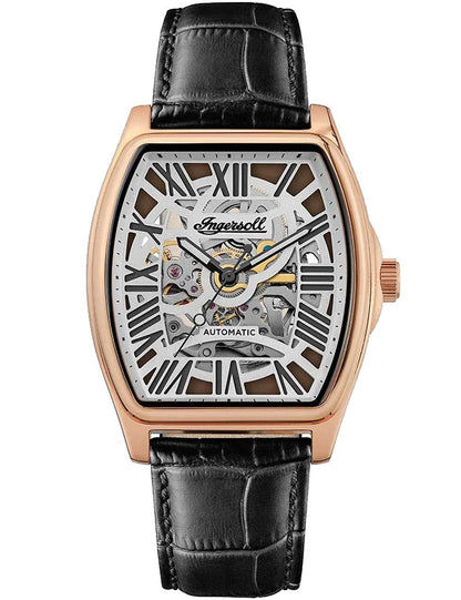 Ingersoll The California I14201 Herrenuhr Roségold • Skelett-Automatik • Sichtboden