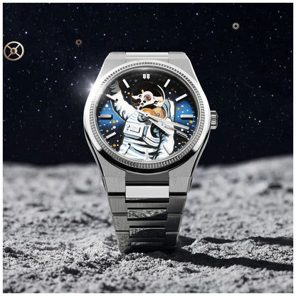 Festina x IFL Watches Astronaut F20053/2S Herren Armbanduhr • Handbemaltes Zifferblatt • Swiss Automatic, Bild 5