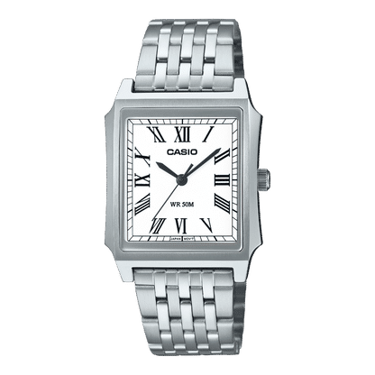 Casio Vintage MTP-B190D-7BVEF Herrenuhr • Edelstahlarmband • Mineralglas