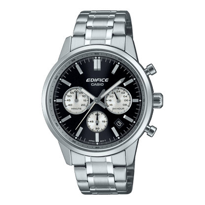 Casio Edifice EFR-575D-1AEF Herren Armbanduhr Schwarz • Chronograph • Edelstahlgehäuse