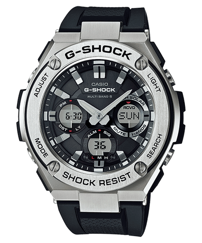 Casio G-Shock GST-W110-1AER Herrenuhr • Tough Solar & Multiband 6 • Analog-Digital