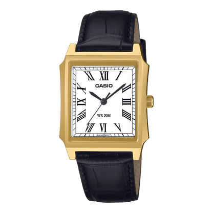 Casio Vintage MTP-B190GL-7BVEF Herrenuhr • Mineralglas sphärisch • Goldionbeschichtetes Edelstahlgehäuse