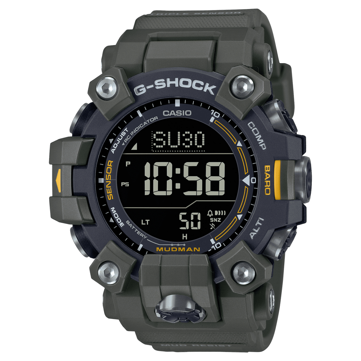 Casio G-Shock Mudman GW-9500-3ER Herrenuhr • Triple-Sensor • Solar-Funkuhr