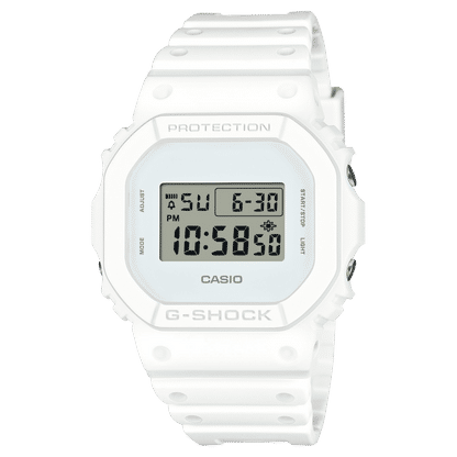 Casio DW-5600WW-7ER G-Shock Herrenuhr Weiß • Digitales Quarzwerk • 20 bar wasserdicht