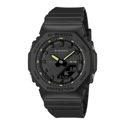 Casio G-Shock GMA-P2100SA-1A2ER Damen • Biobasiertes Harz • Neonfarbene Akzente