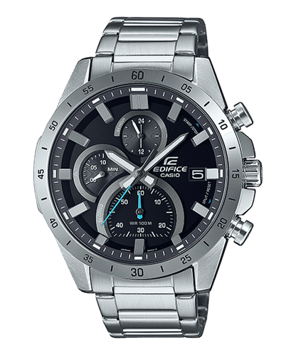 Casio Edifice EFR-571D-1AVUEF Herrenuhr Schwarz • Chronograph • Mineralglas