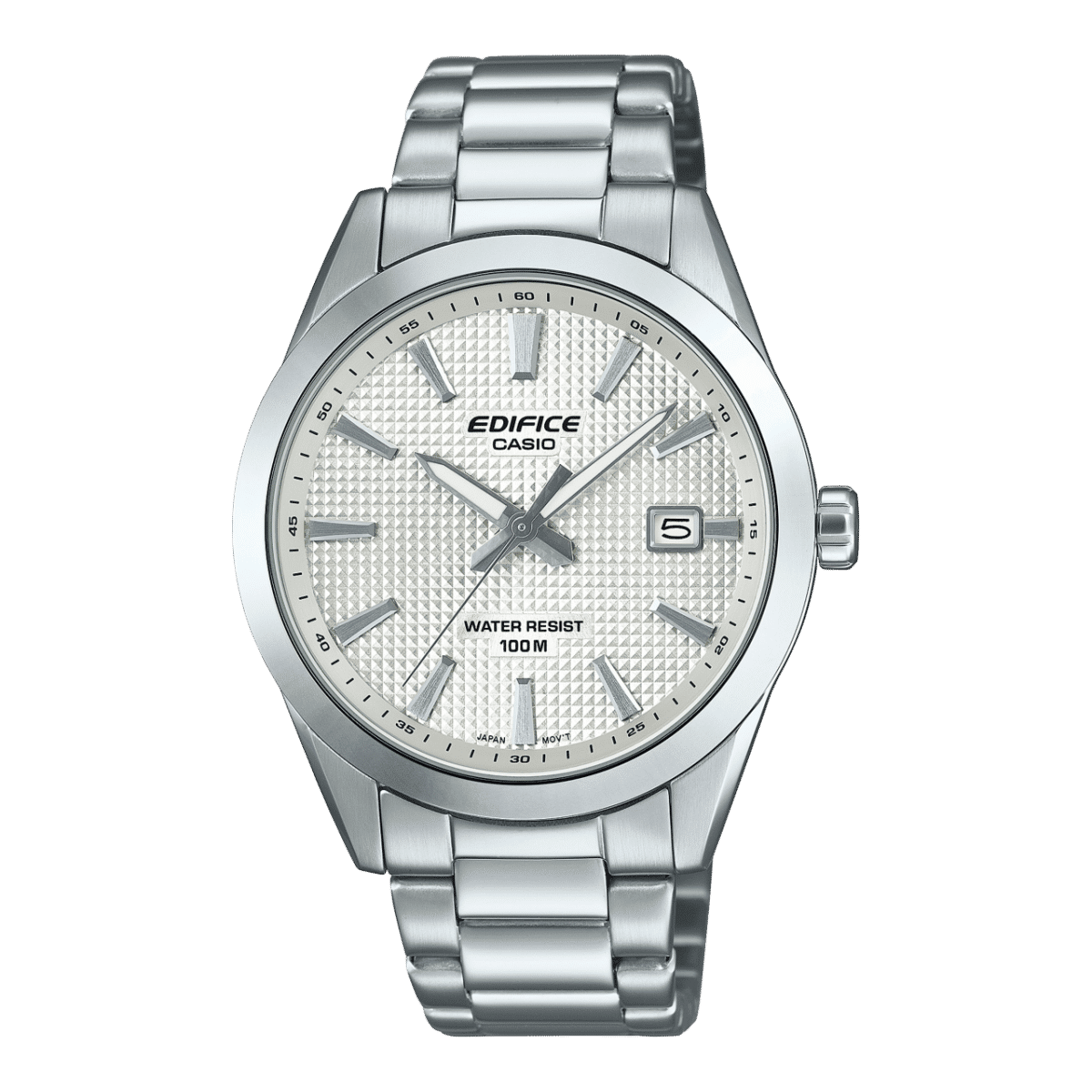 Casio Edifice EFV-160D-7AVEF Herrenuhr • Clous de Paris Zifferblatt • 10 bar Wasserdichtigkeit