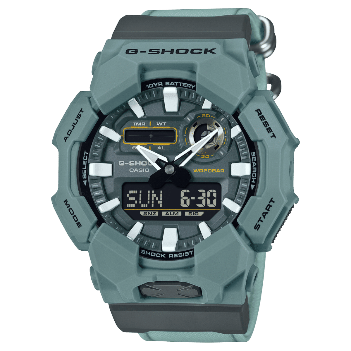 Casio G-Shock GA-010CE-2AER Herrenuhr • 10 Jahre Batterielebensdauer • Carbon Core Guard
