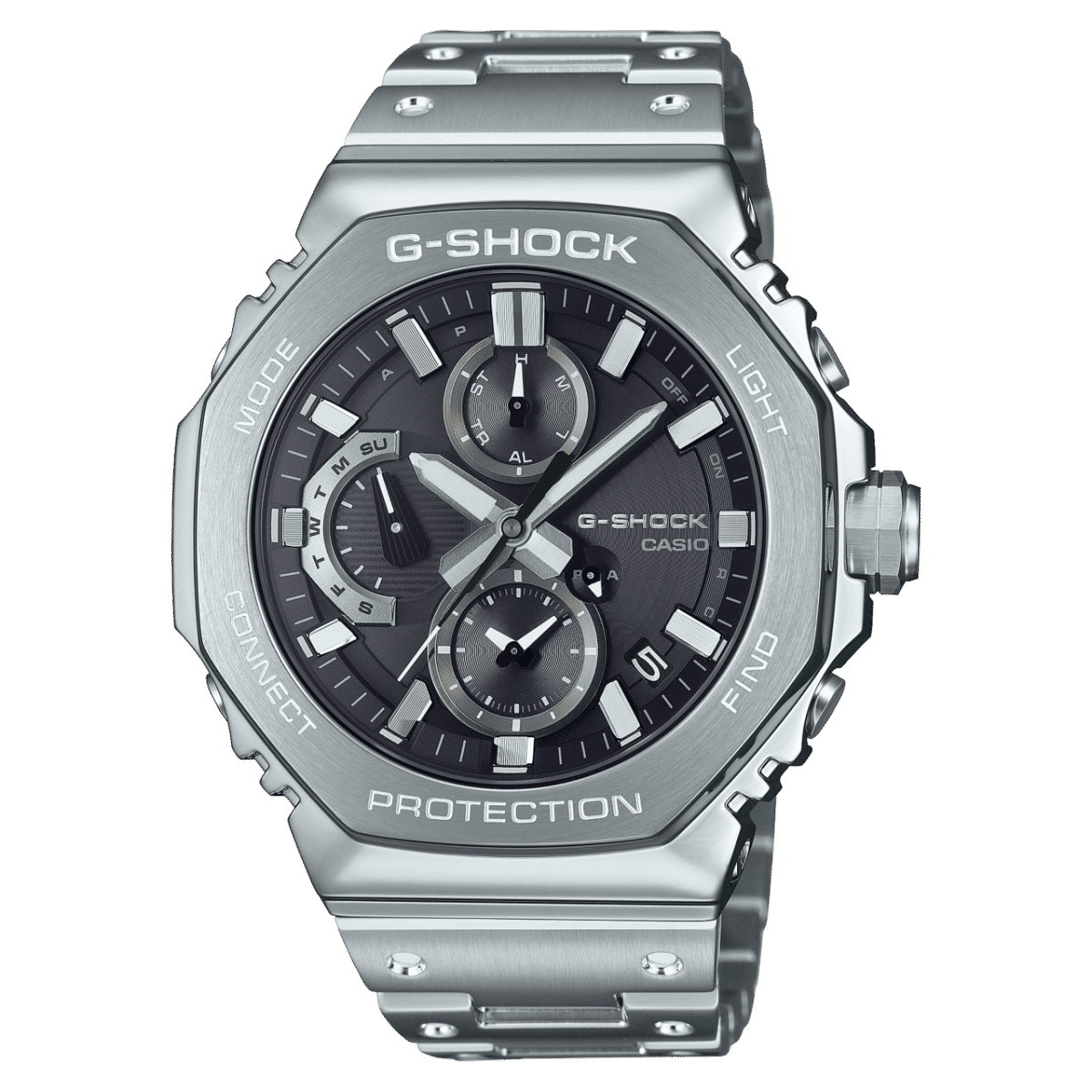 Casio G-Shock GMC-B2100D-1AER Herrenuhr • Vollmetall-Gehäuse • Solar & Bluetooth