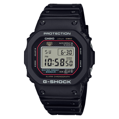 Casio DW-5000R-1AER G-Shock Herrenuhr Schwarz • Digitaler Chronograph • 20 bar wasserdicht