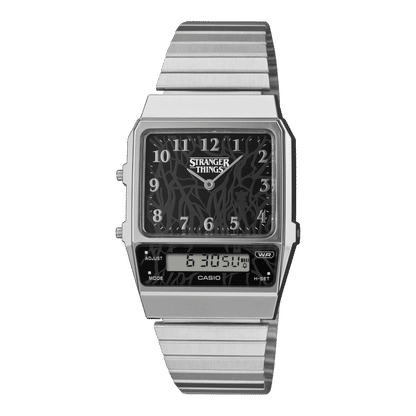Casio Vintage AQ-800EST-1AER Armbanduhr Schwarz • Casio x Stranger Things • Analog-Digital