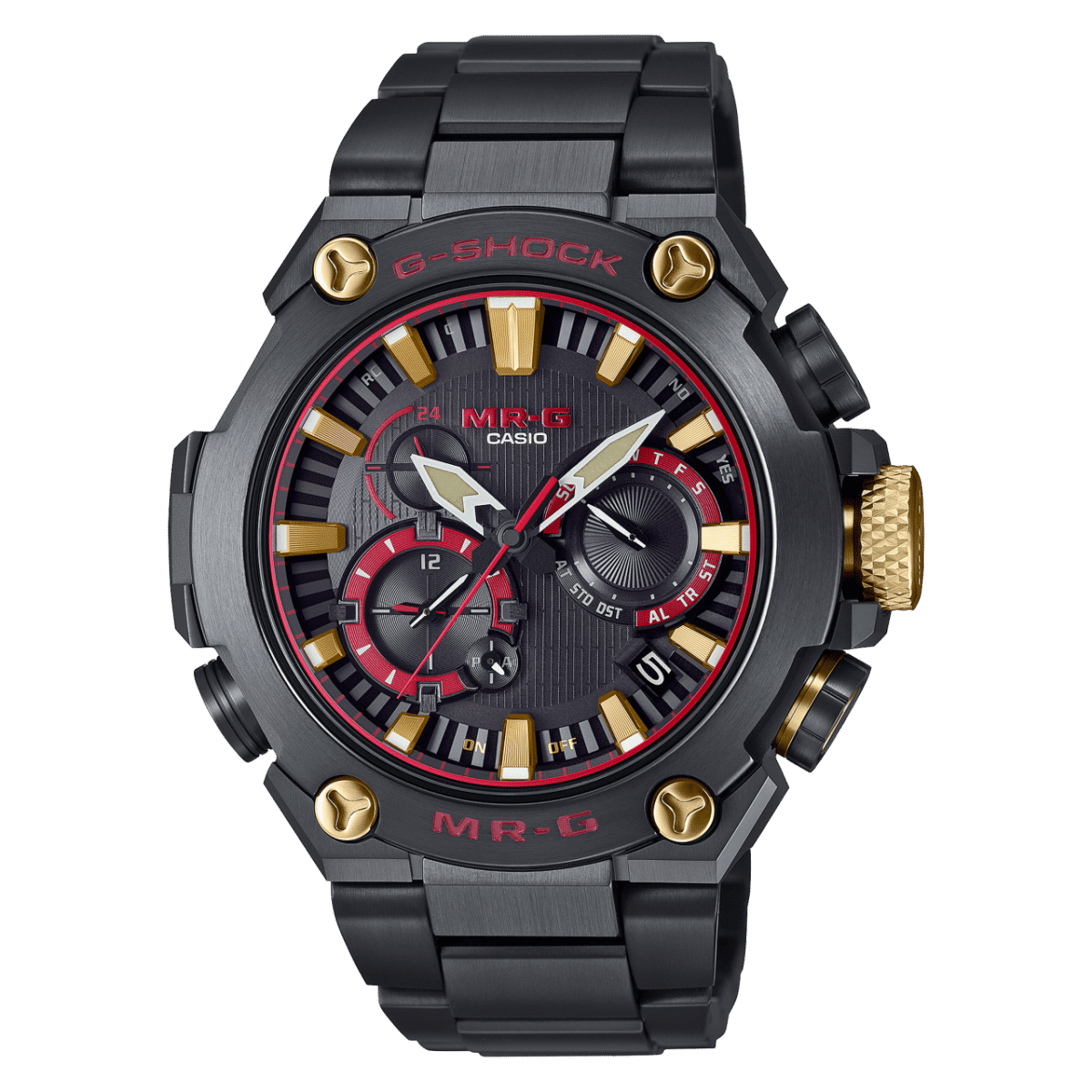 Casio G-Shock Pro MRG-B2000B-1A4DR Herren • Tough Solar & Multiband 6 • Saphirglas mit Antireflexionsbeschichtung