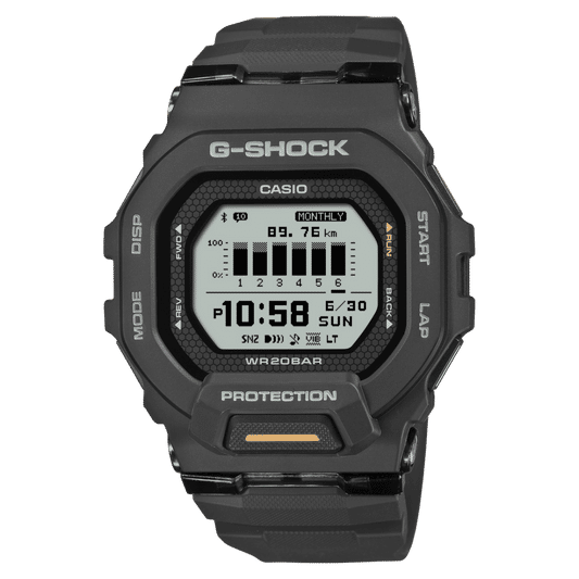 Casio GBD-200-1A1ER G-Shock G-Squad Herren • MIP-LCD Display • Bluetooth Distanz-Tracking