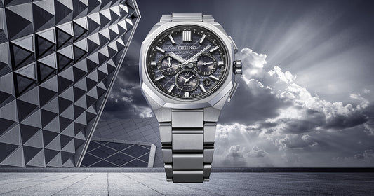 Seiko Astron HAB002J1 Herren GPS-Solaruhr • Saphirglas mit LumiBrite • Chronograph Titan