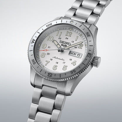 Seiko 5 Sports HDB007K1 Herren Armbanduhr Weiß • Automatikwerk • 10 Bar wasserdicht, Bild 11