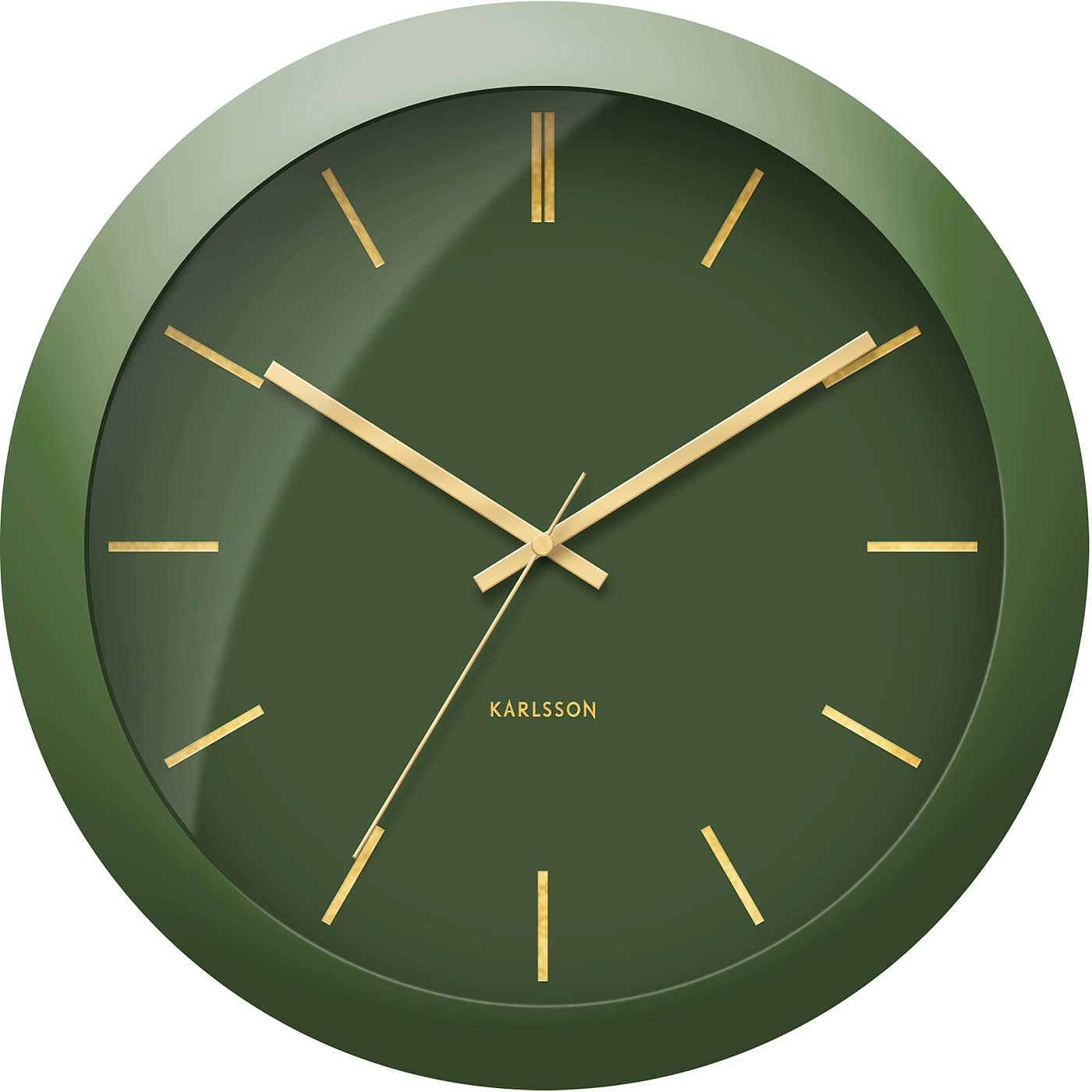 Orologio da parete Karlsson 40x40x12 cm Metallo • Movimento al quarzo silenzioso • Design moderno