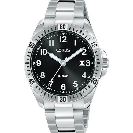 Lorus Classic RH925NX9 Herren Armbanduhr • Mineralglas • Edelstahlarmband