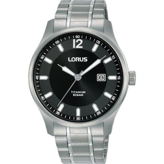 Lorus Classic RH995QX9 Herren Armbanduhr • Titan-Gehäuse und -Armband • Mineralglas