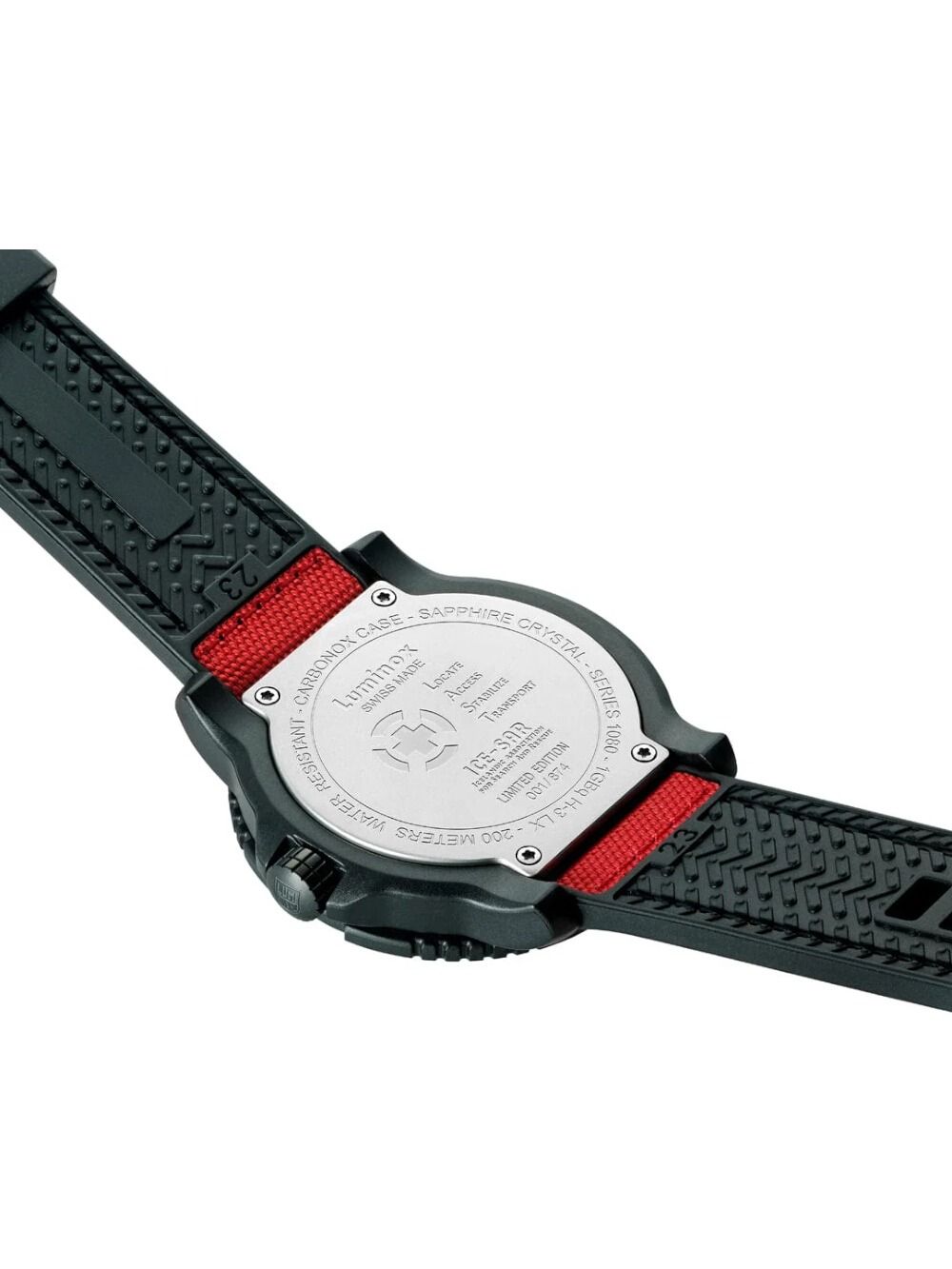 Luminox ICE-SAR 1080 XL.1095 Herren Armbanduhr Schwarz/Rot • Saphirglas • Limited Edition 874 Stück, Bild 3