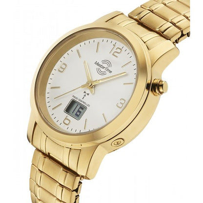 Master Time Basic MTLA-10313-12M Damenuhr Gold • Funkuhrwerk • Datumsanzeige, Bild 2
