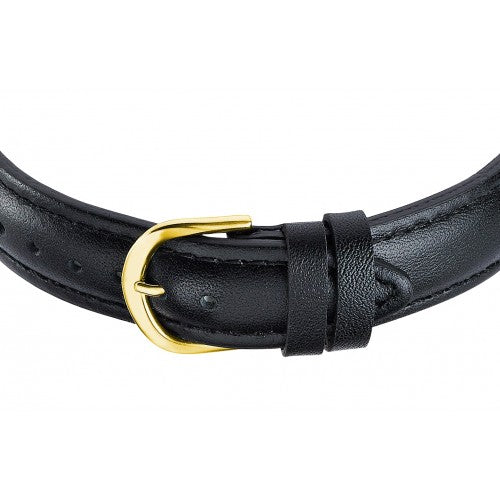 Master Time MTLA-10942-12L Damen Armbanduhr Goldfarben/Schwarz • Sprechende Funkuhr • Mineralglas, Bild 3