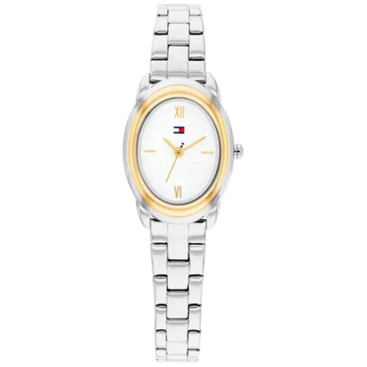 Tommy Hilfiger Demi Oval 1782874 Damen Armbanduhr • Ovales Gehäuse • Elegantes Design