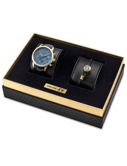Police Raho PEWJF0030401-SET Herrenuhr Blau • Quarz-Chronograph • Limited Edition, Bild 2