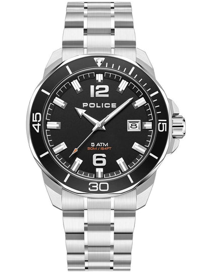 Police Thornton PEWJH2228104 Herrenuhr Schwarz • Quarzwerk • Edelstahlgehäuse