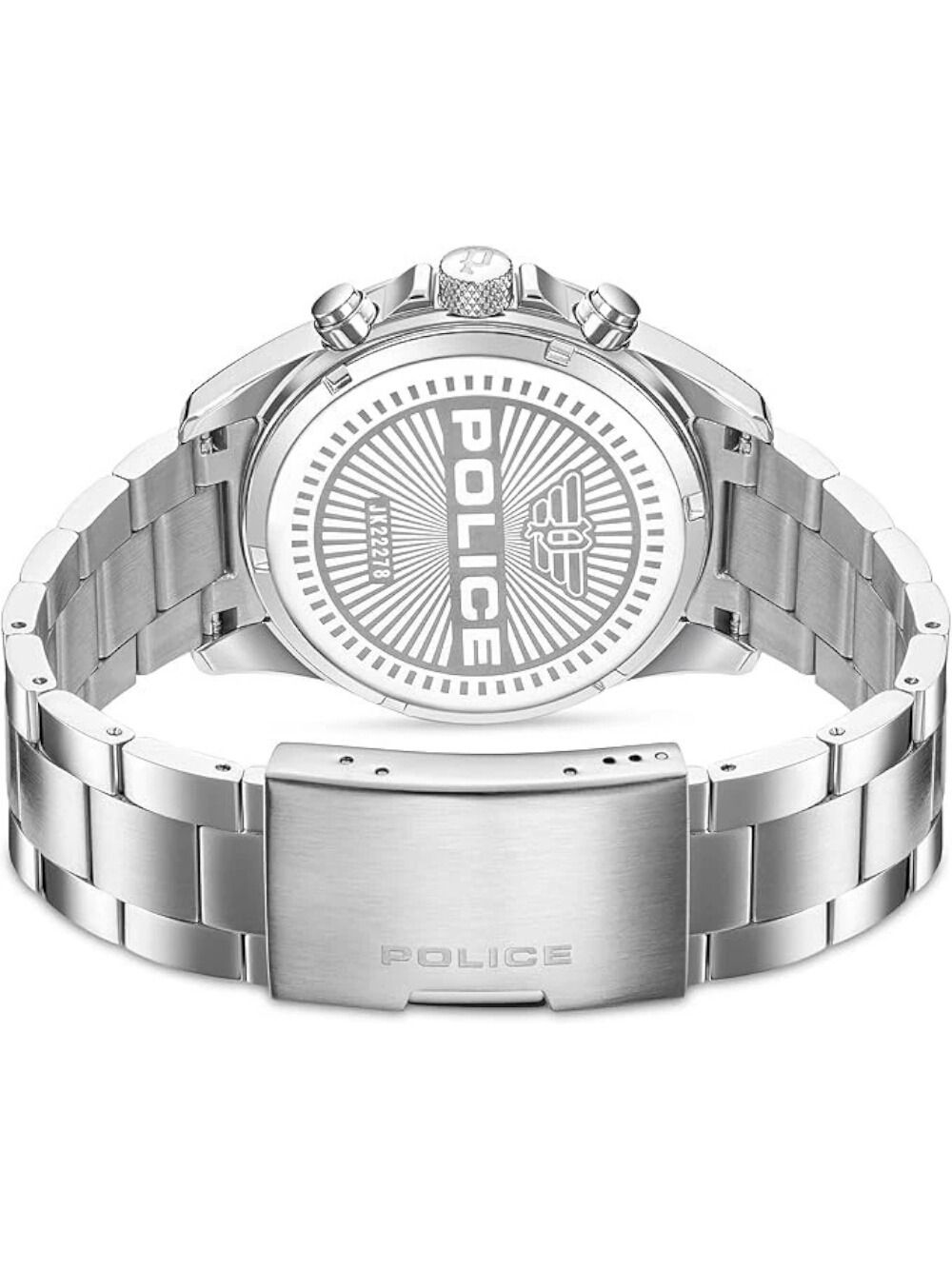 Police Defender PEWJK2227814M Herrenuhr Schwarz • Quarz-Chronograph • Mineralglas, Bild 4