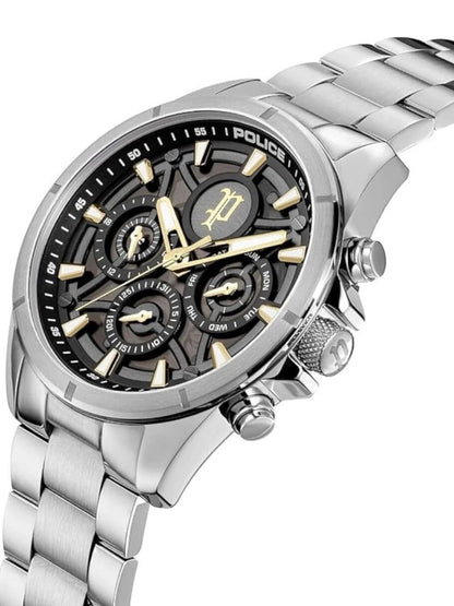 Police Defender PEWJK2227814M Herrenuhr Schwarz • Quarz-Chronograph • Mineralglas, Bild 2