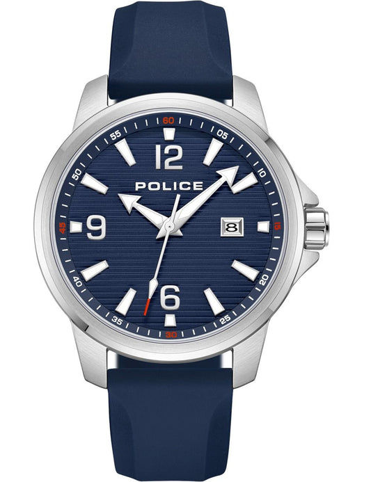 Police Mensor PEWJN0020901 Herrenuhr Blau • Mineralglas • Quarzwerk mit Datum