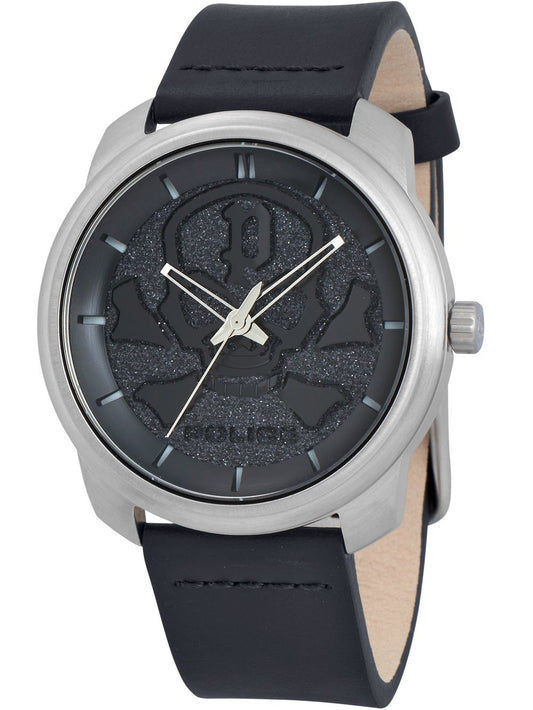 Police Bleder PL15714JS.02 Herrenuhr Schwarz • Mineralglas • Quarzwerk