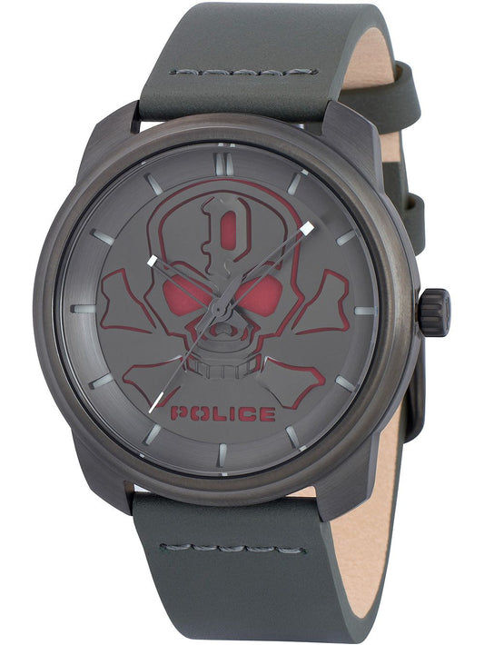 Police Bleder PL15714JSU.61 Herrenuhr Grau • Mineralglas • Sportliches Quarzwerk