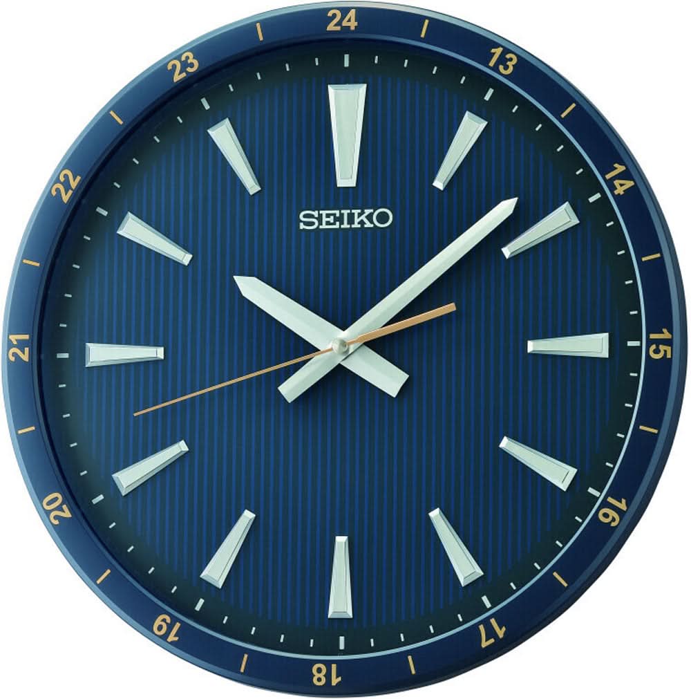 Orologio da parete Seiko 35x35x4,5 cm in plastica • Movimento al quarzo silenzioso • Design moderno