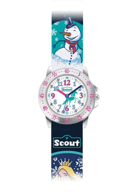 Scout Eisprinzessin 280378017 Kindermädchenuhr Blau • Quarzwerk • Mineralglas