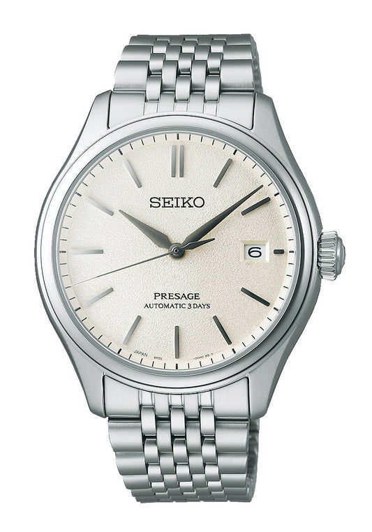 Seiko Presage Classics SPB463 Herrenuhr Creme • Saphirglas • Automatikwerk Kaliber 6R55