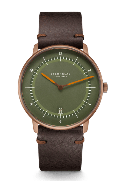 Sternglas Naos Quarz 38 mm Edition 1905 Herren • Minimalistisches Bauhaus-Design • Limitierte Sonderedition
