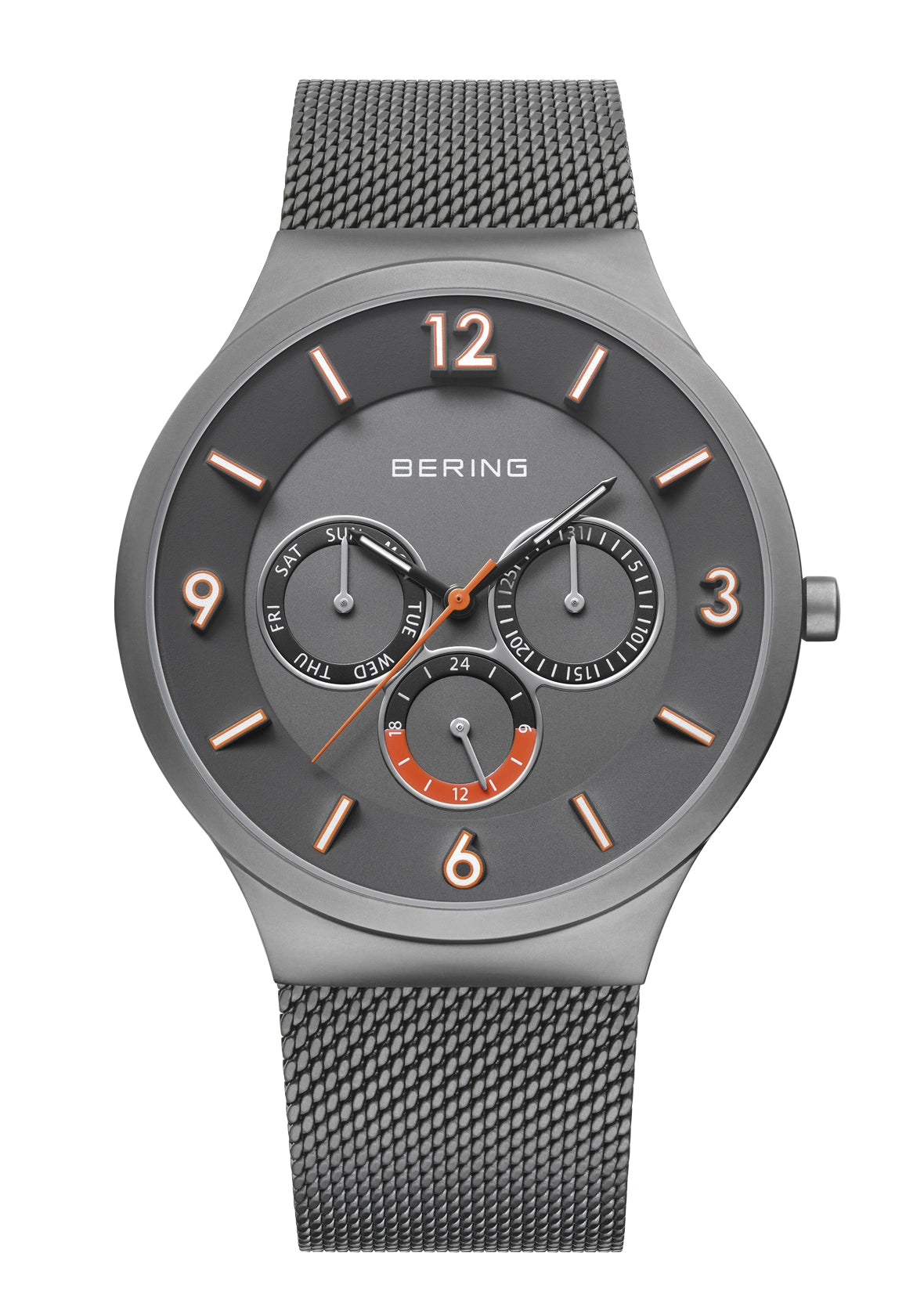 Bering Classic 33441-377 Herrenuhr Grau • Saphirglas • Skandinavisches Design