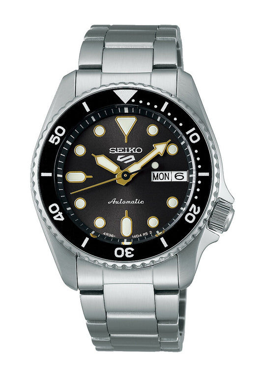 Seiko 5 Sports SRPK29K1 Herrenuhr Schwarz • Automatikwerk Kaliber 4R36 • Hardlex-Glas
