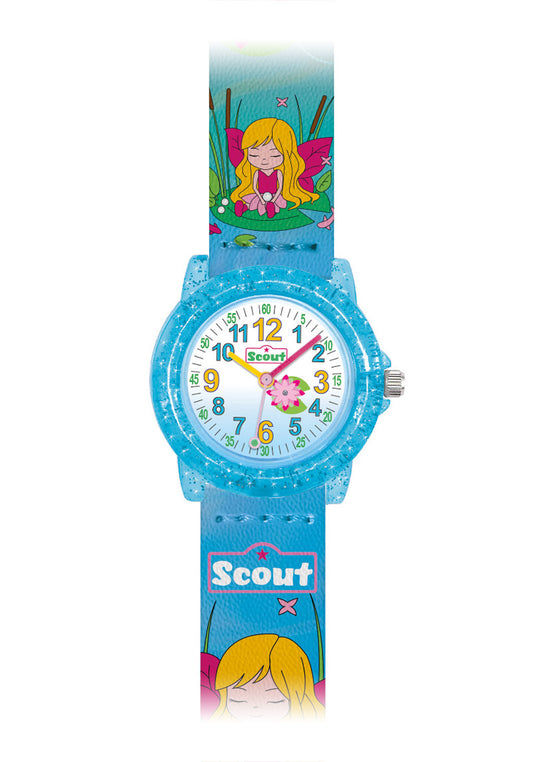 Scout Wasserelfe Kinderuhr • Quarzwerk • Waschbares Textilband