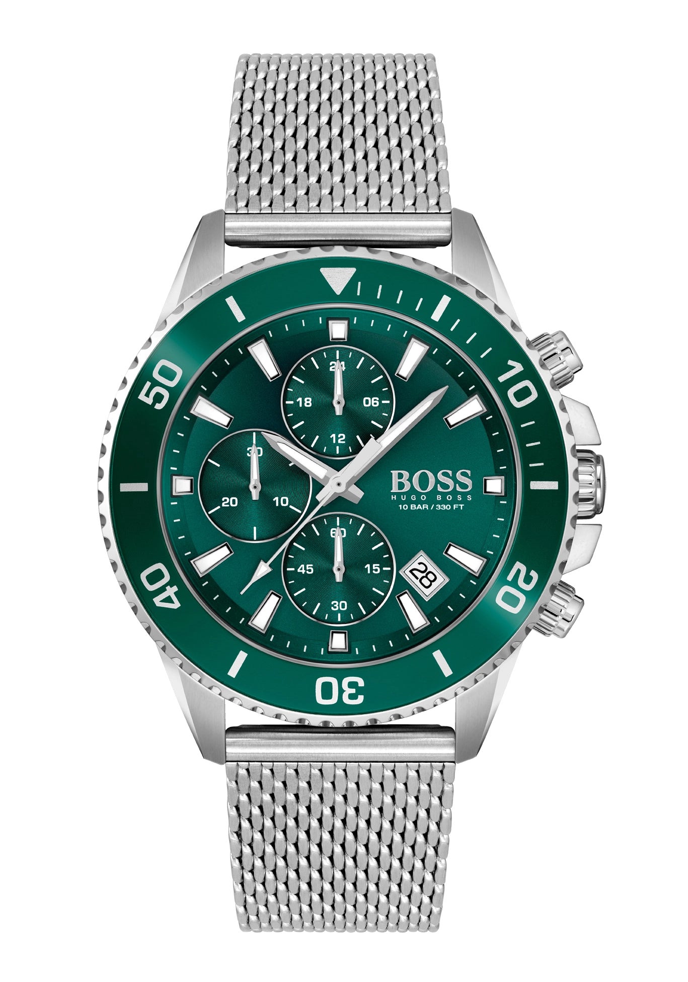 BOSS Admiral Herren Chronograph • Drehlünette • 10 ATM Wasserdicht
