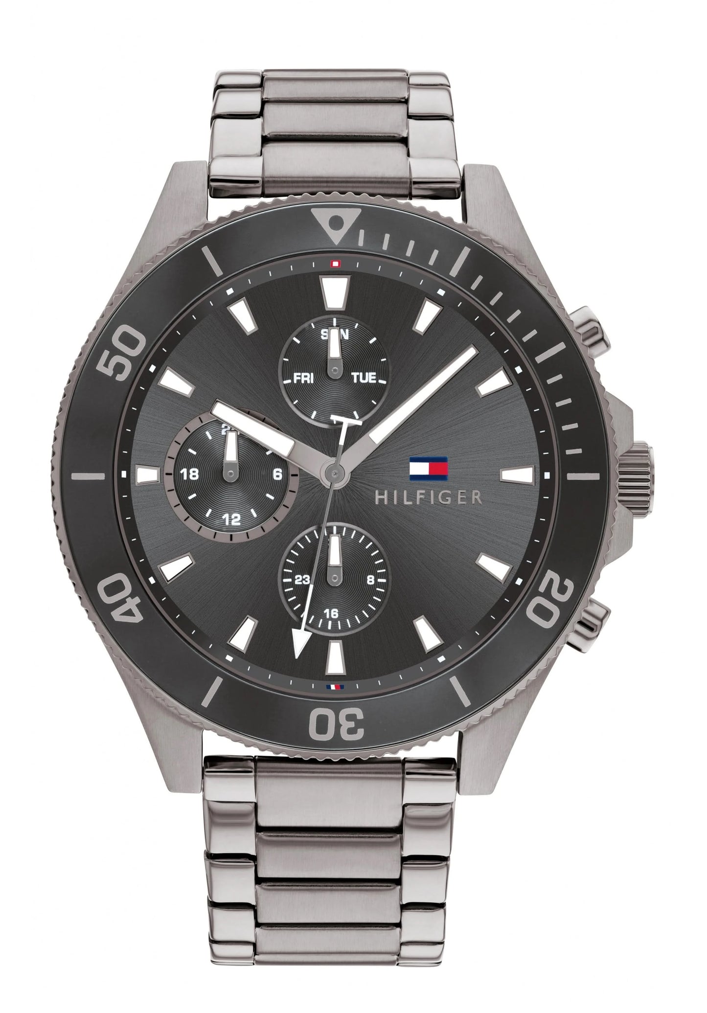 Tommy Hilfiger Larson Herren Armbanduhr Anthrazit • Quarzwerk • Klassisches Design