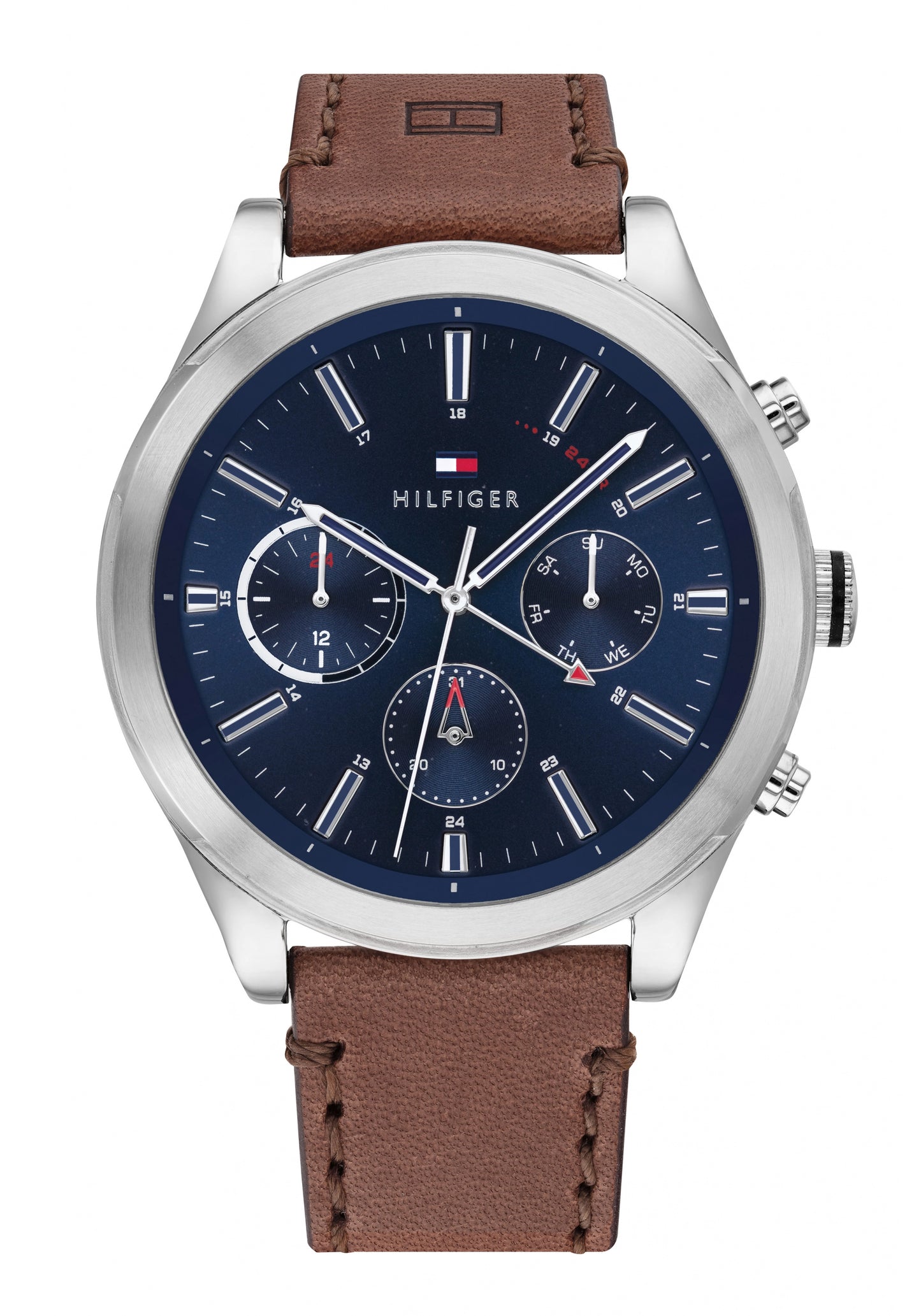 Tommy Hilfiger Ashton 1791782 Herren Armbanduhr Braun • Quarzwerk • Lederarmband