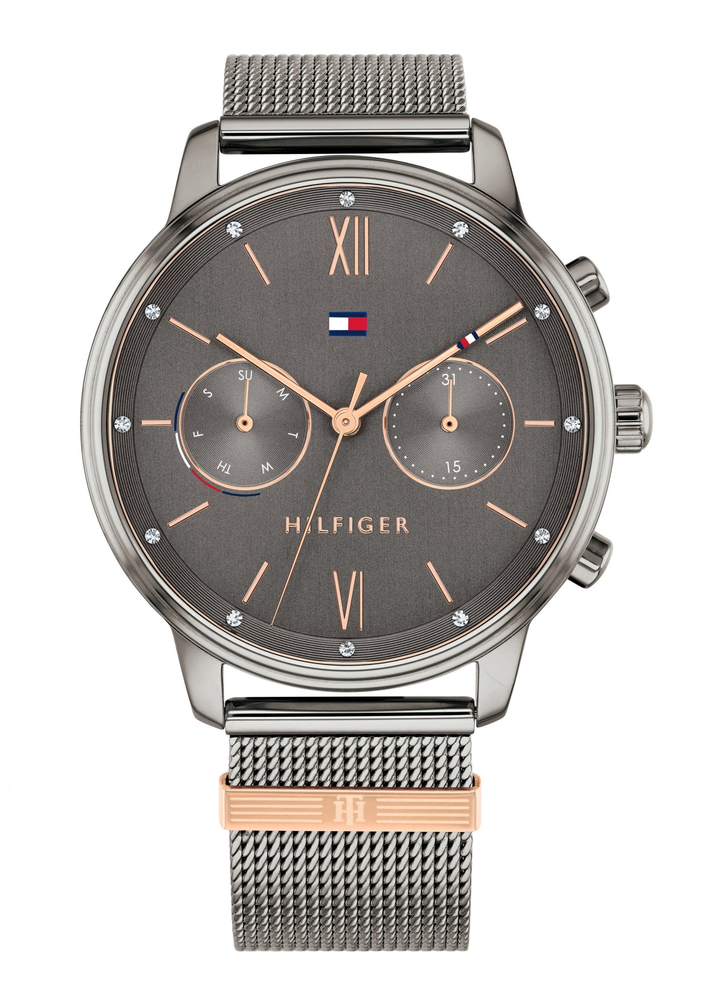 Tommy Hilfiger Blake Casual Damenuhr Anthrazit • Quarzwerk • Lässiger Casual-Stil
