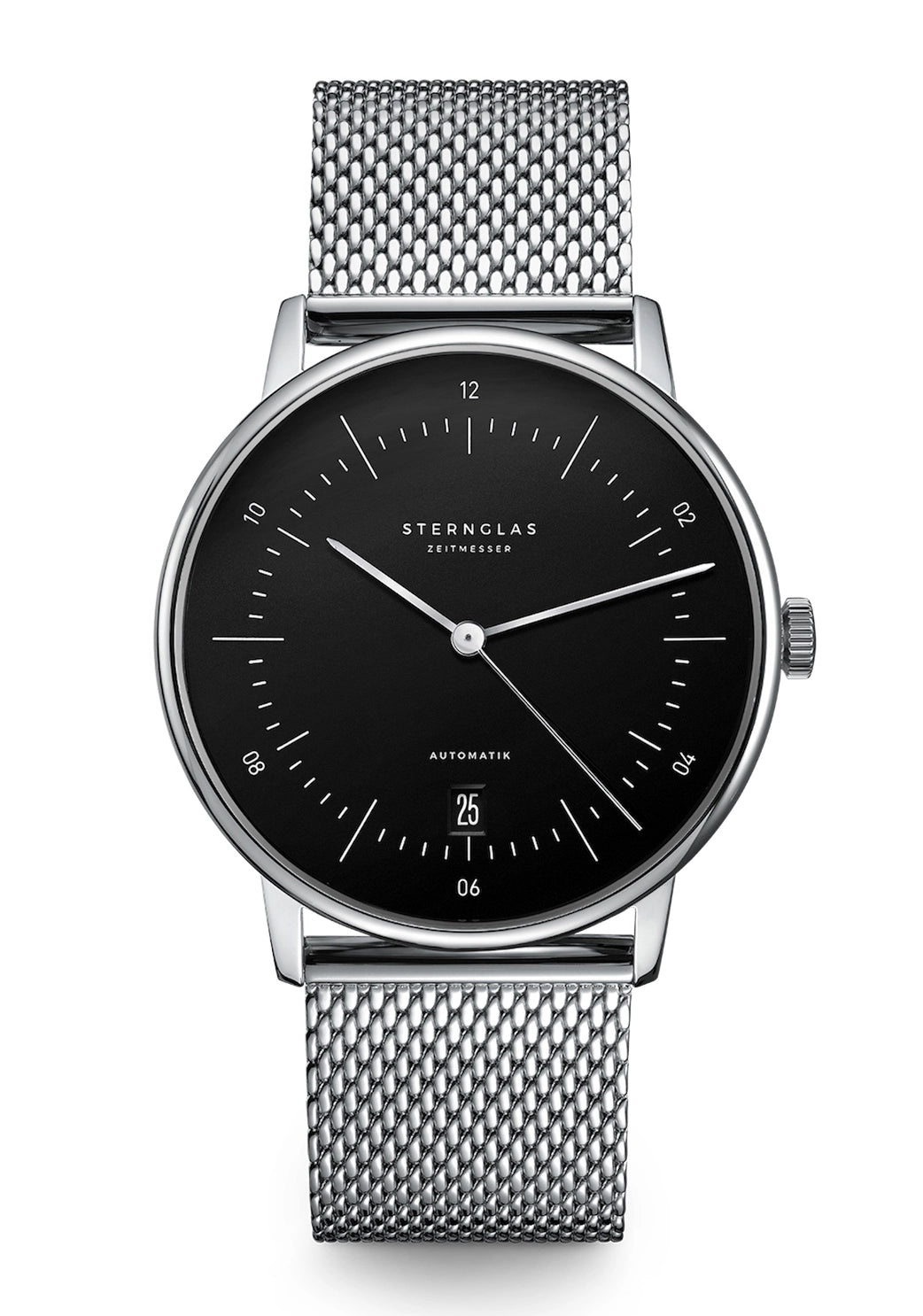 Sternglas Naos Automatik Herrenuhr • Saphirglas • Bauhaus-Design