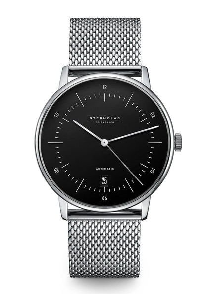 Sternglas Naos Automatik Herrenuhr • Saphirglas • Bauhaus-Design