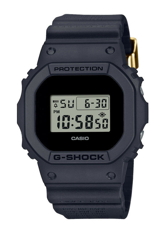 Casio G-Shock Herrenarmbanduhr, schwarzes Digitaldisplay, schwarzes Armband