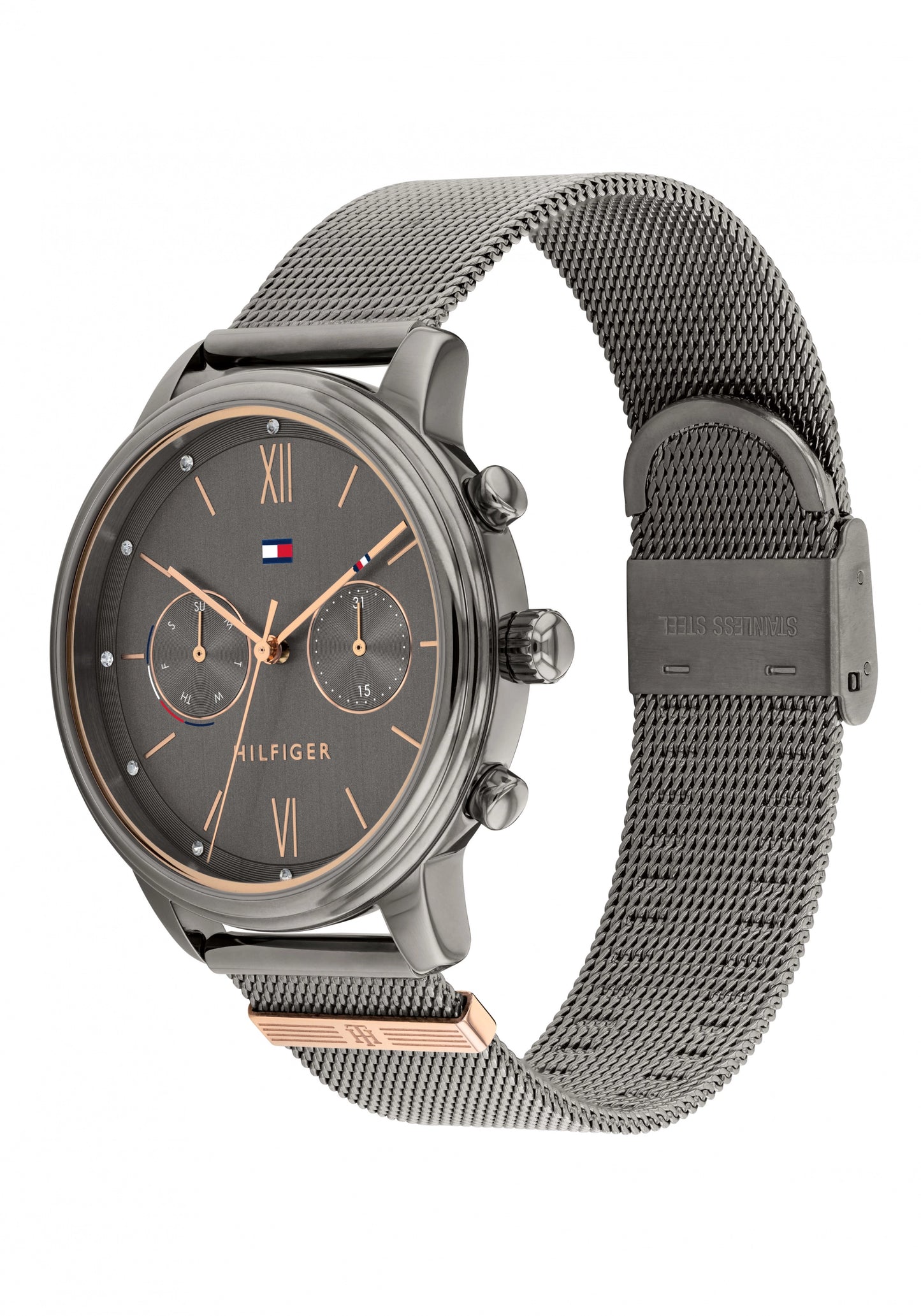 Tommy Hilfiger Blake Casual Damenuhr Anthrazit • Quarzwerk • Lässiger Casual-Stil, Bild 2