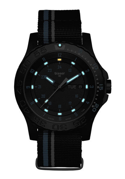 Traser Blue Infinity Herrenuhr • Tritium-Leuchtmarkierungen • Outdoor-Armbanduhr, Bild 2