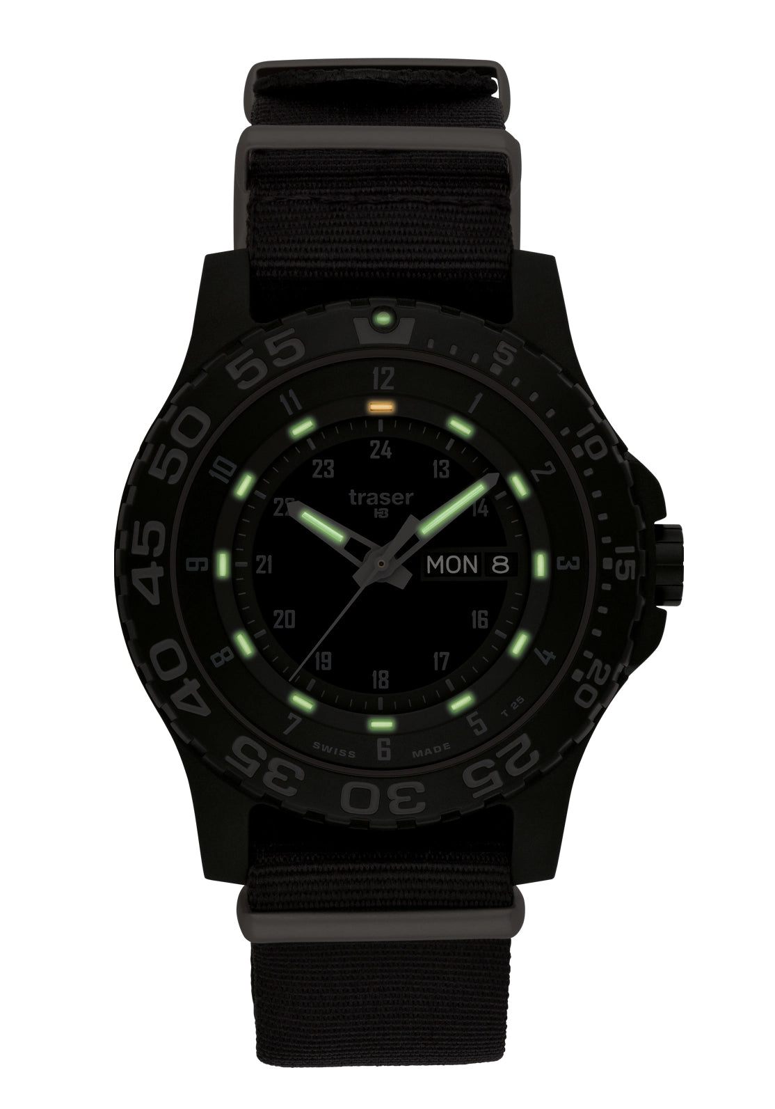 Traser P66 Shade Herren Armbanduhr Schwarz • Saphirglas • Nato-Band, Bild 2